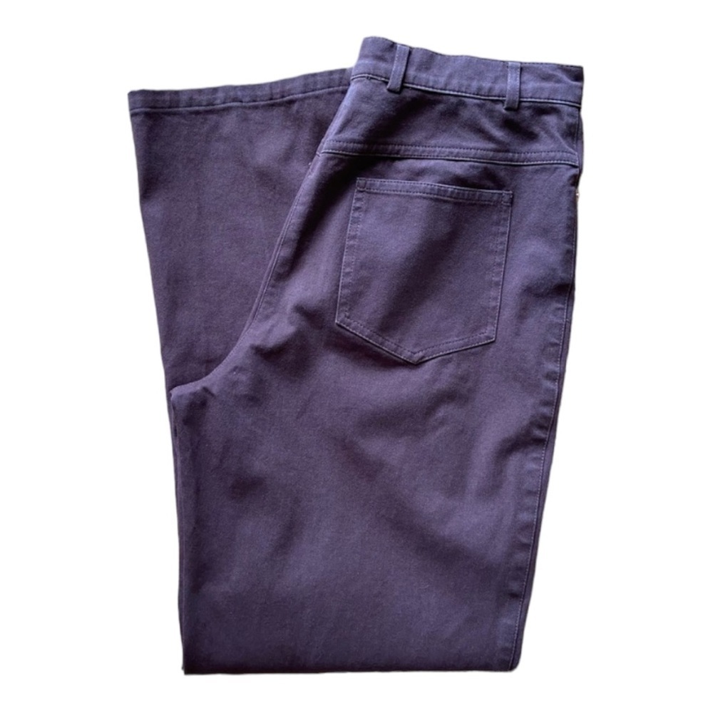 St. John Sport Twill Pants in Wine